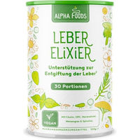 Produktbild von ALPHA FOODS LIVER ELIXIER Superfood-Mischung Pulver vegan ohne Zusatzstoffe