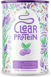 Alpha Foods Vegan Reis Proteinpulver Blaubeere Lavendel 400 g – Bild 1 von 2