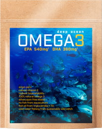 ALPHAPOWER FOOD Omega 3 Fischöl Kapseln hochdosiert mit EPA und DHA plus Vitamin E 90 Stück – Bild 1 von 2