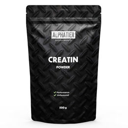 Alphatier Creatin Monohydrat Pulver 500g - Vegan und ohne Zusatzstoffe – Bild 1 von 4