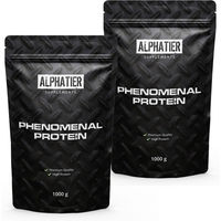 Produktbild von Alphatier Phenomenal Protein Pulver glutenfrei und laktosefrei