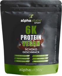 Alphavitalis 6k Mehrkomponenten Protein Eiweiß Pulver vegan zuckerfrei laktosefrei neutral – Bild 1 von 3