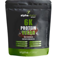 Produktbild von Alphavitalis 6k Mehrkomponenten Protein Eiweiß Pulver vegan zuckerfrei laktosefrei neutral