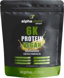 Alphavitalis 6k Mehrkomponenten Protein Pulver vegan zuckerfrei Neutral 1 kg – Bild 1 von 1