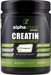 Alphavitalis Creapure Creatin Monohydrat Pulver vegan 500g – Bild 1 von 5