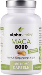 Alphavitalis Maca Kapseln vegan – Bild 1 von 3