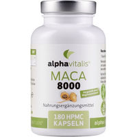 Produktbild von Alphavitalis Maca Kapseln vegan