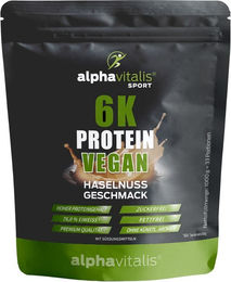 Alphavitalis Mehrkomponenten Protein Eiweiß Pulver vegan zuckerfrei laktosefrei neutral 1000 g – Bild 1 von 3