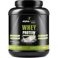 Produktbild von Alphavitalis Whey Protein Konzentrat Pulver Neutral ohne Süßstoff 1000 g