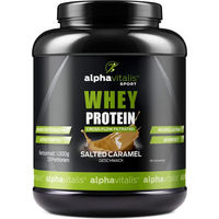 Produktbild von Alphavitalis Whey Protein Konzentrat Pulver Salted Caramel 1000 g