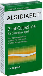 Alsidiabet Zimt-Catechine Kapseln vegan von Alsitan GmbH 30 Stück – Bild 1 von 3