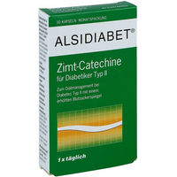 Produktbild von Alsidiabet Zimt-Catechine Kapseln vegan von Alsitan GmbH 30 Stück