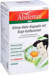 Alsifemin 100 Klima-Aktiv Kapseln mit Soja-Isoflavonen vegan von Alsitan GmbH – Bild 1 von 1