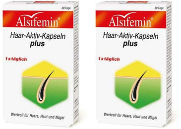 Alsifemin Haar-Aktiv-Kapseln plus mit Zink, Biotin und Selen, 60 Kapseln – Bild 1 von 1