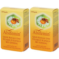 Produktbild von Alsifemin Kapseln mit Gelée Royale, Vitamin E und Ginseng für Frauen 120 Stück
