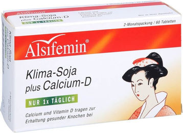 Alsifemin Klima-Soja plus Calcium D3 Tabletten für Frauen 60 Stück – Bild 1 von 2