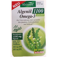 Produktbild von Alsiroyal Algenöl Omega-3 Kapseln vegan für Erwachsene 30 Stück