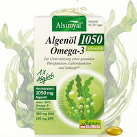 Produktbild von Alsiroyal Algenöl Omega-3 Vegan Hochdosiert 380mg DHA und 140mg EPA Kapseln 520 Stück