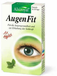 Alsiroyal Augen Fit Kapseln glutenfrei laktosefrei zuckerfrei ohne Zusatzstoffe – Bild 1 von 1