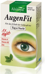 Alsiroyal Augen Fit Kapseln glutenfrei laktosefrei zuckerfrei ohne Zusatzstoffe 60 Stück – Bild 1 von 1