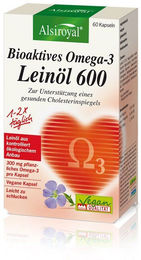 Alsiroyal Bioaktives Omega-3 Leinöl Vegan Kapseln – Bild 1 von 1