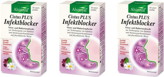 Alsiroyal Cistus PLUS Lutschtabletten zuckerfrei glutenfrei laktosefrei 90 Stück – Bild 1 von 1