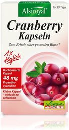 Alsiroyal Cranberry Kapseln vegan glutenfrei laktosefrei 30 Stück – Bild 1 von 1