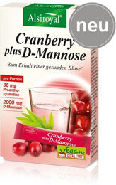 Alsiroyal Cranberry plus D-Mannose Sticks vegan glutenfrei laktosefrei 10 Stück – Bild 1 von 1