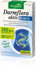Alsiroyal Darmflora aktiv Forte vegane Kapseln für Erwachsene 15 Kapseln – Bild 1 von 1