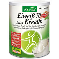 Produktbild von Alsiroyal Eiweiß 70 plus Kreatin Mehrkomponenten Protein Pulver Vegan Neutral 300g