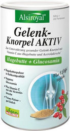 Alsiroyal Gelenk-Knorpel Aktiv Hagebutte Pulver vegan glutenfrei laktosefrei 500g – Bild 1 von 1