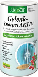 Alsiroyal Gelenk-Knorpel Aktiv Pulver mit Hagebutte, vegan, glutenfrei und laktosefrei, 250g – Bild 1 von 1