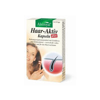 Produktbild von Alsiroyal Haar-Aktiv plus Kapseln mit Biotin Zink Selen Kupfer Goldhirse L-Cystein und B-Vitaminen vegetarisch glutenfrei laktosefrei 90 Kapseln