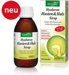 Alsiroyal Hyaluron Husten & Hals Sirup – Bild 1 von 2