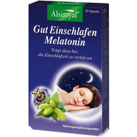 Produktbild von Alsiroyal Melatonin DP Kapseln vegan glutenfrei laktosefrei 60 Stück