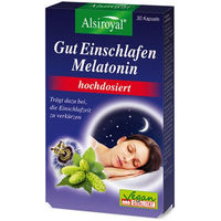 Produktbild von Alsiroyal Melatonin hochdosiert Kapseln vegan glutenfrei und laktosefrei 30 Stück