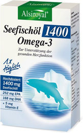 Alsiroyal Omega-3 Seefischöl Kapseln vegan für Erwachsene 30 Stück – Bild 1 von 1