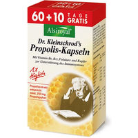 Produktbild von Alsiroyal Propolis Kapseln vegetarisch glutenfrei laktosefrei 70 Stück