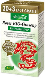 Alsiroyal Roter BIO-Ginseng Extraktpulver Vegan und Vegetarisch – Bild 1 von 1