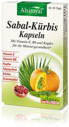 Alsiroyal Sabal-Kürbis Kapseln vegan 30 Stück – Bild 1 von 1