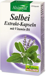 Alsiroyal Salbei Extrakt Kapseln vegan glutenfrei laktosefrei 30 Stück – Bild 1 von 2