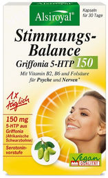 Alsiroyal Stimmungs-Balance Griffonia 5-HTP Kapseln vegan 60 Stück – Bild 1 von 1