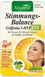 Alsiroyal Stimmungs-Balance Griffonia 5-HTP Kapseln vegan 60 Stück – Bild 1 von 1