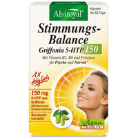Produktbild von Alsiroyal Stimmungs-Balance Griffonia 5-HTP Kapseln vegan 60 Stück