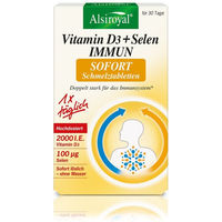 Produktbild von Alsiroyal Vitamin D3 und Selen Lutschtabletten 2000 IE vegan glutenfrei laktosefrei 30 Stück