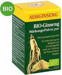 Alsitan GmbH Alsiginseng Bio-Ginseng Stärkungspulver pur vegan 30 g – Bild 1 von 3
