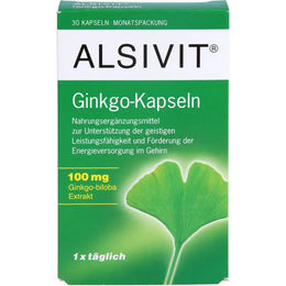 Alsivit Ginkgo 100 mg Kapseln 30 Stück – Bild 1 von 1
