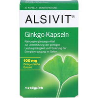 Produktbild von Alsivit Ginkgo 100 mg Kapseln 30 Stück