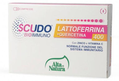 Alta Natura Scudo Laktoferrin und Quercetin 400 Tabletten 30 Stück – Bild 1 von 1