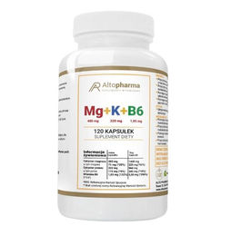 ALTO PHARMA Magnesium Kalium B6 P-5-P Citrat Vegan 120 Kapseln – Bild 1 von 1